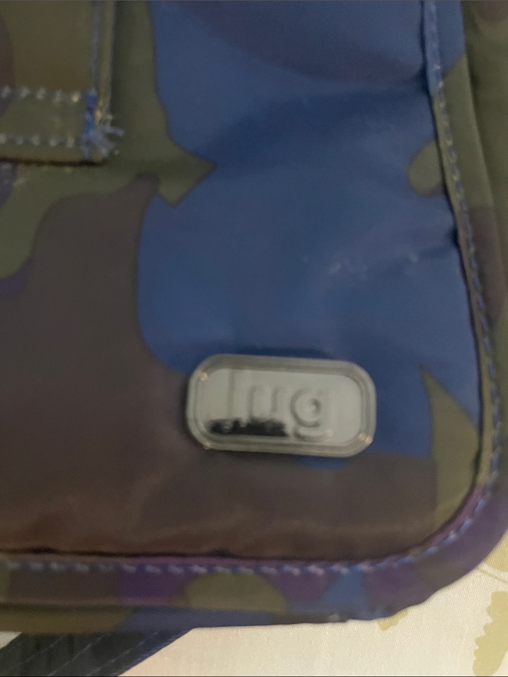 Lug Crossbody Utility Bag - Blue Camouflage - Picture 11 of 11